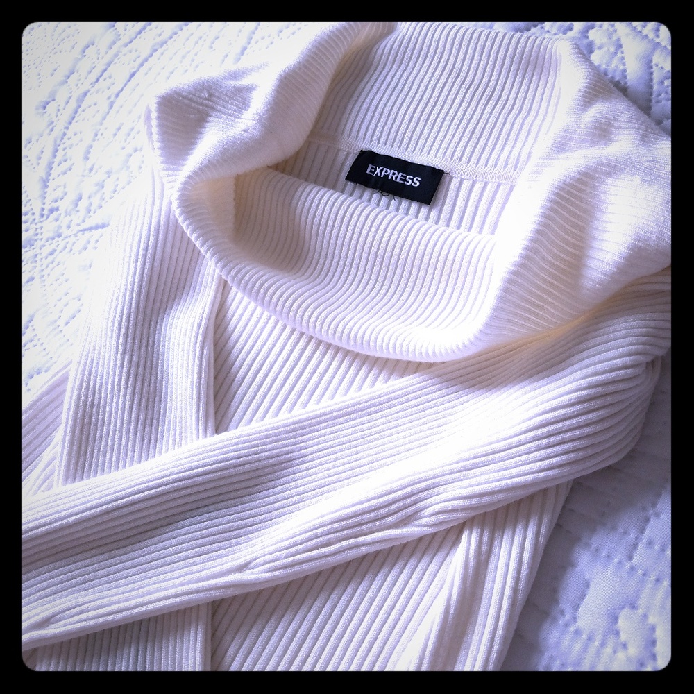 Ivory off the shoulder sweater